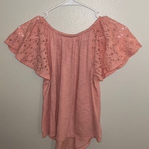 Old Navy girls small off shoulder top